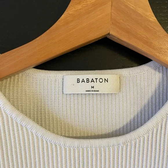 Babaton White Ribbed Tank Top - Picture 7 of 7